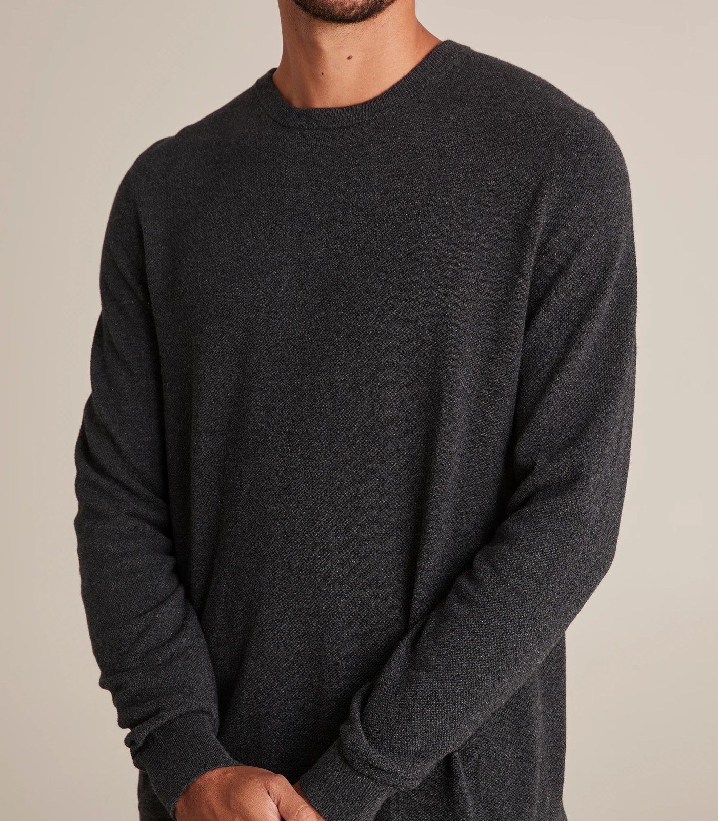 Linen Cotton Crew Knit Jumper 3 of 6