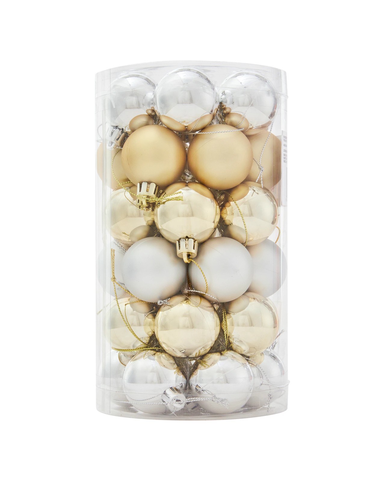 Anko 36 Pack 4cm Luxury Baubles 6 of 6