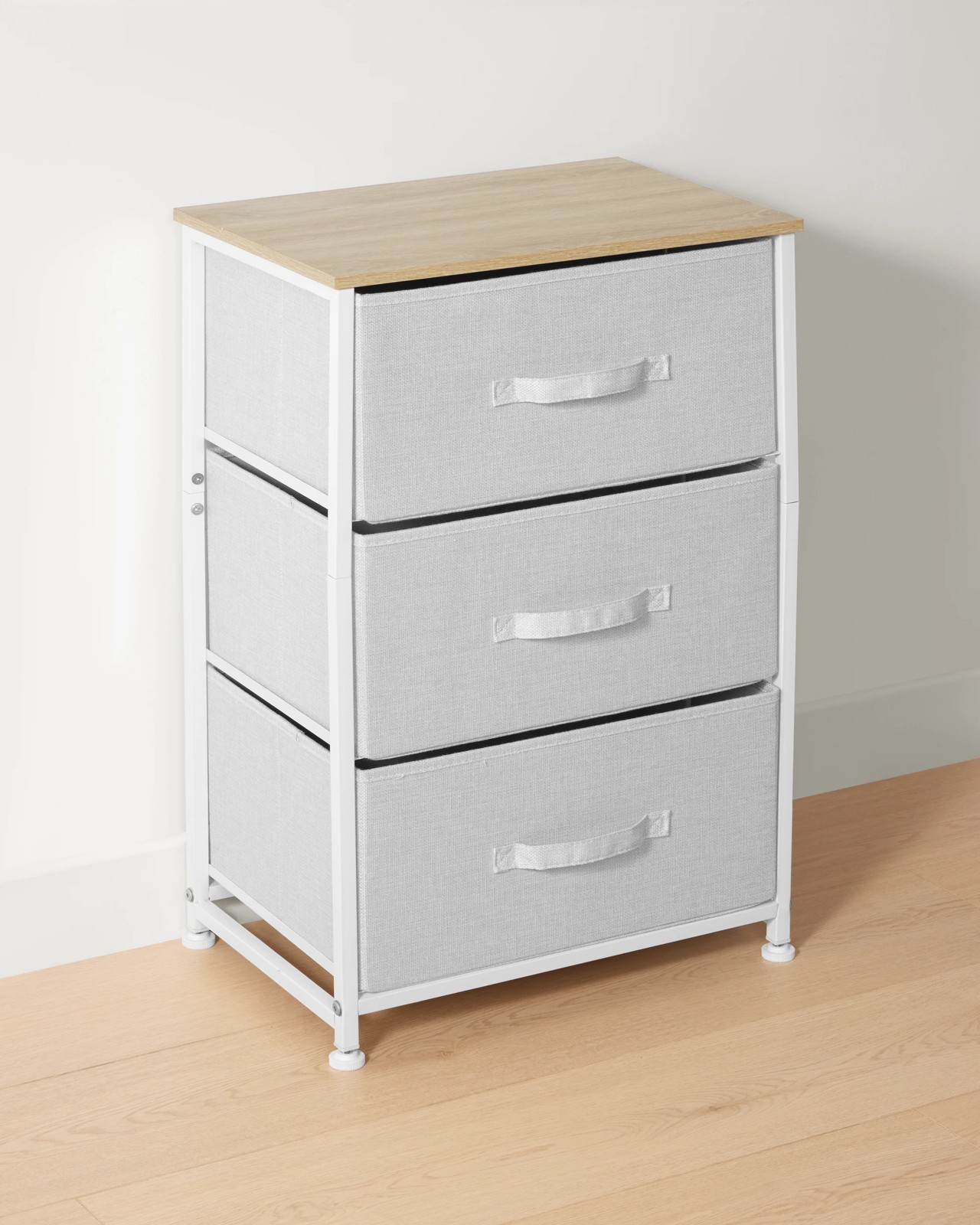 Anko Linen Look 3 Drawer Chest - Beige 2 of 5