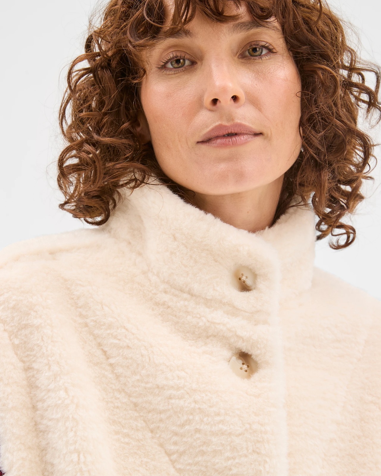 Sleeveless Shearling Vest 5 of 6