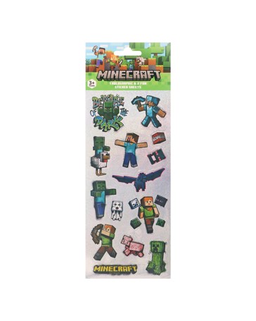 Minecraft 3 Pack Holographic Stickers