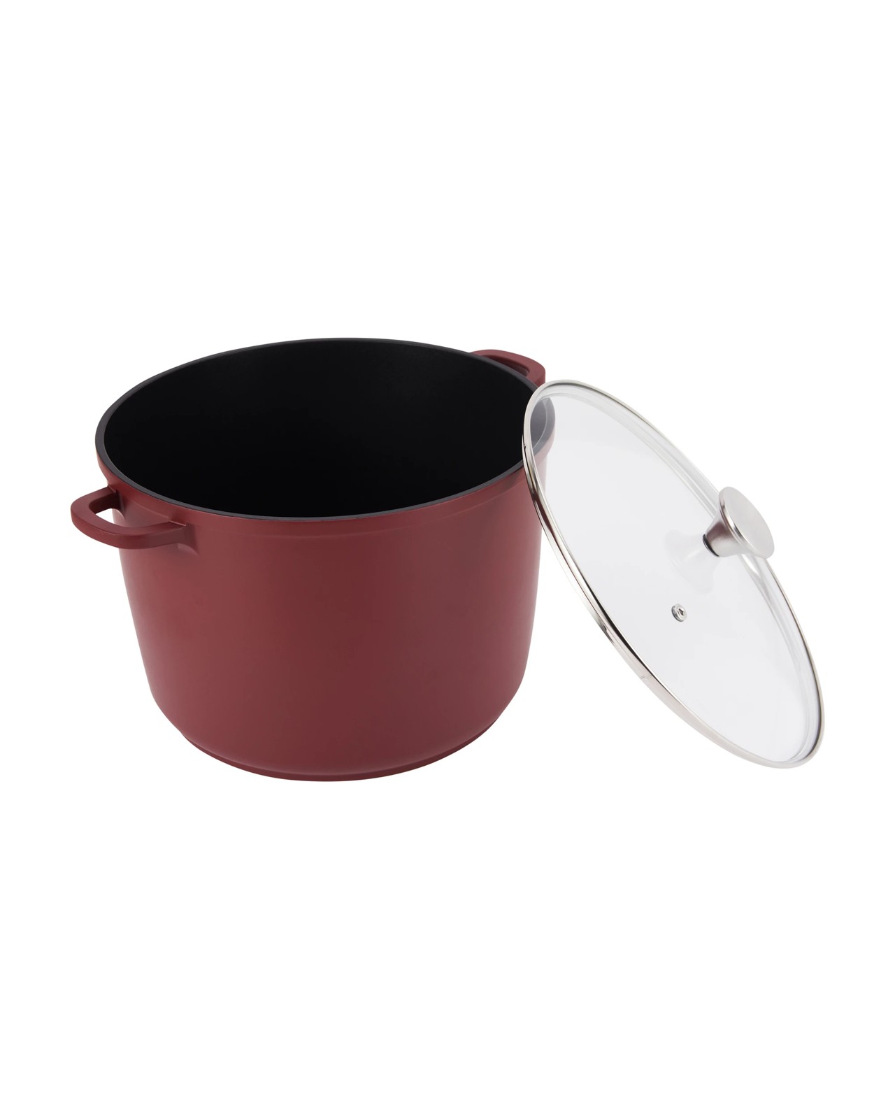 Anko 10L Cast Aluminium Stock Pot - Red 2 of 6