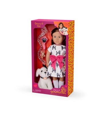 Our Generation 18in. Doll Gemma & Pup Gigi