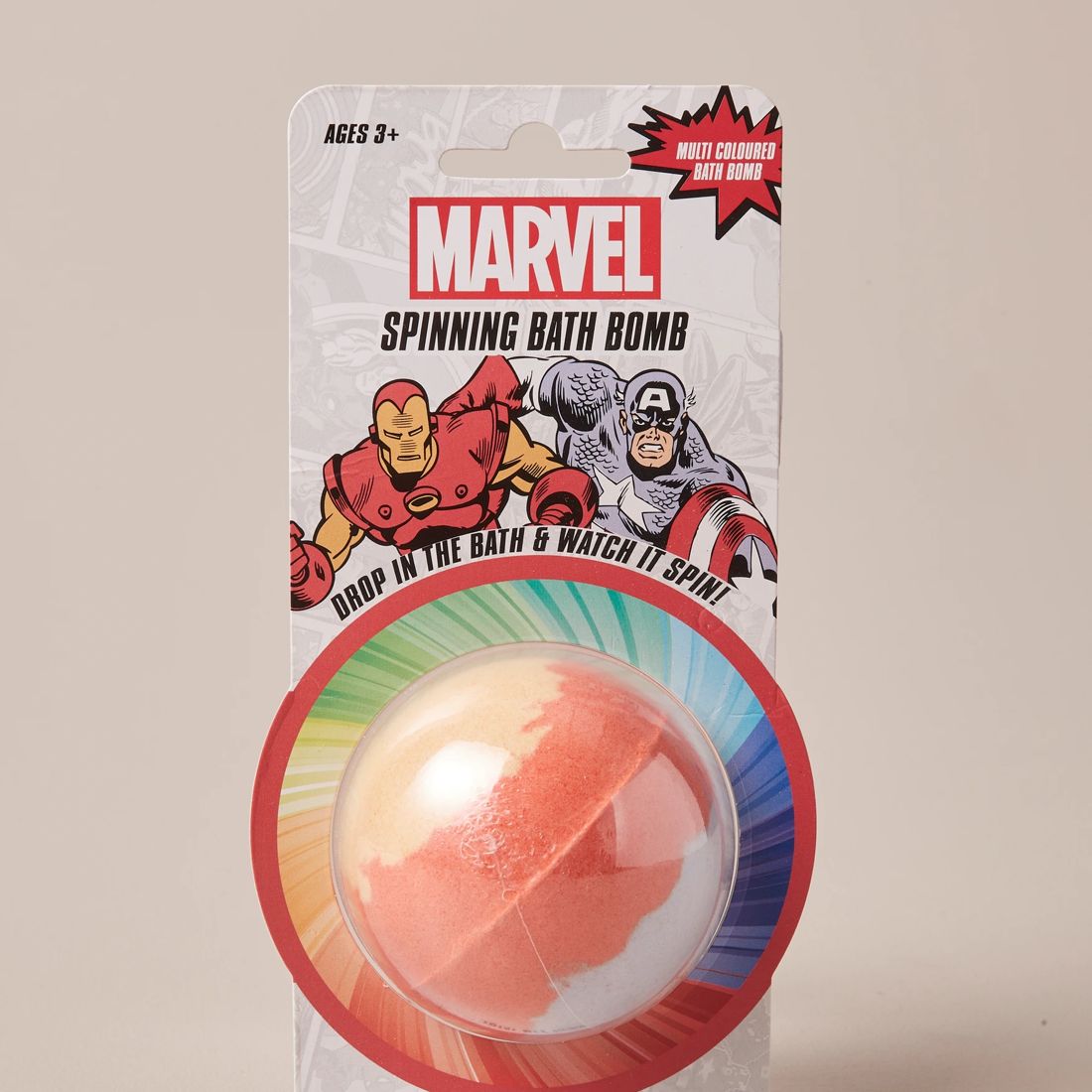 Marvel Spinning Bath Bomb 150g | Target Australia