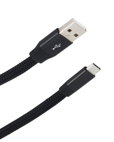 USB-A to USB-C Retractable Universal Cable, 1m - Anko
