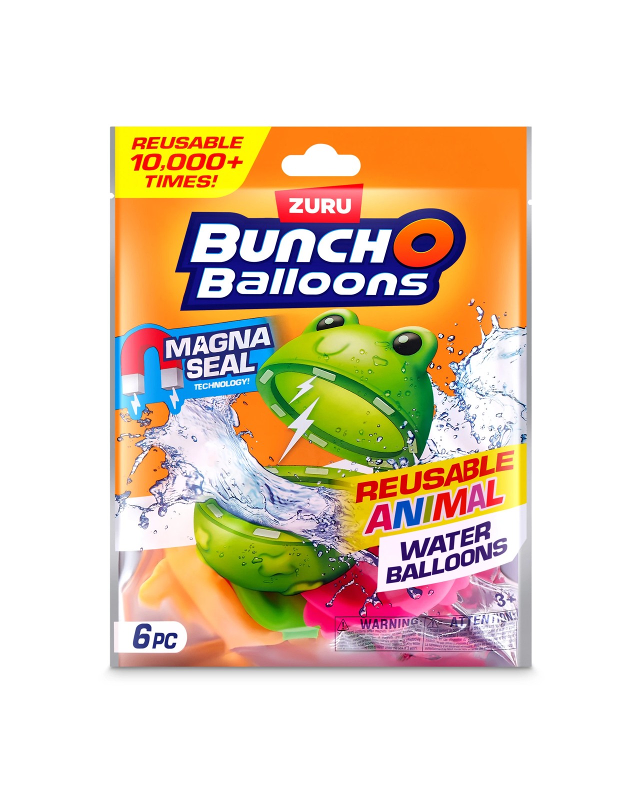 Bunch O Balloons Reusable Animal Water Balloons 6 Pack by ZURU 2 of 5