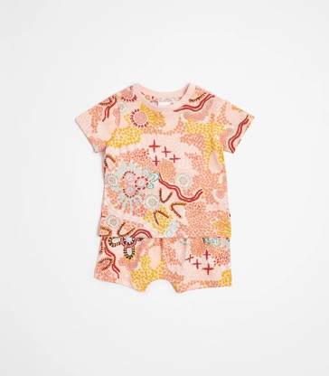 Family Matching Baby Cungelella Art Cotton Pyjama Set
