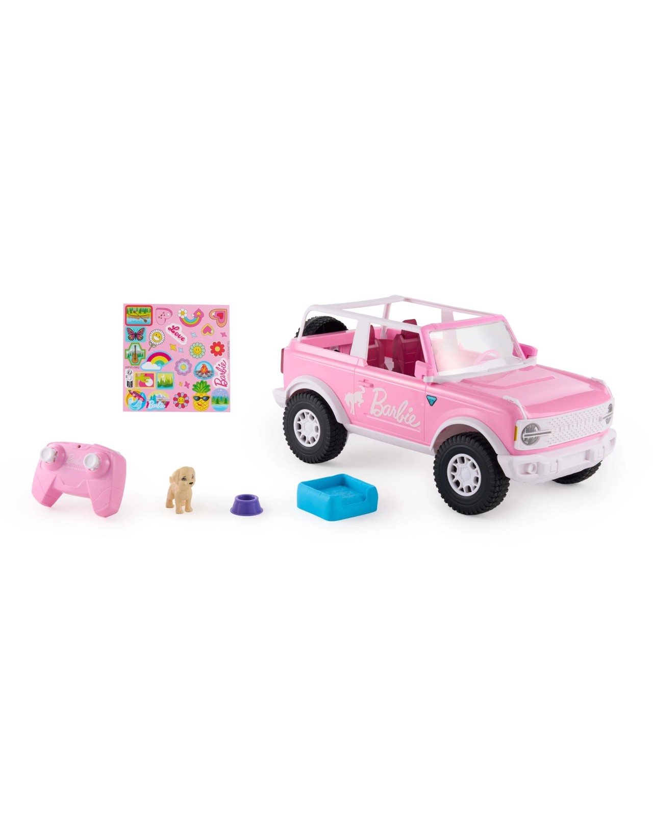 Hot Wheels RC Barbie Ford Bronco RC Playset 4 of 5