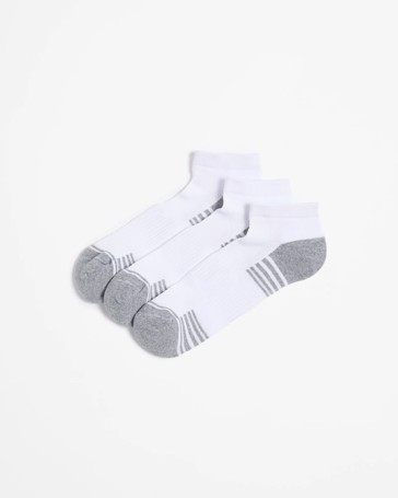Australian Cotton Blend 3 Pack Sports Low Cut Socks - Maxx