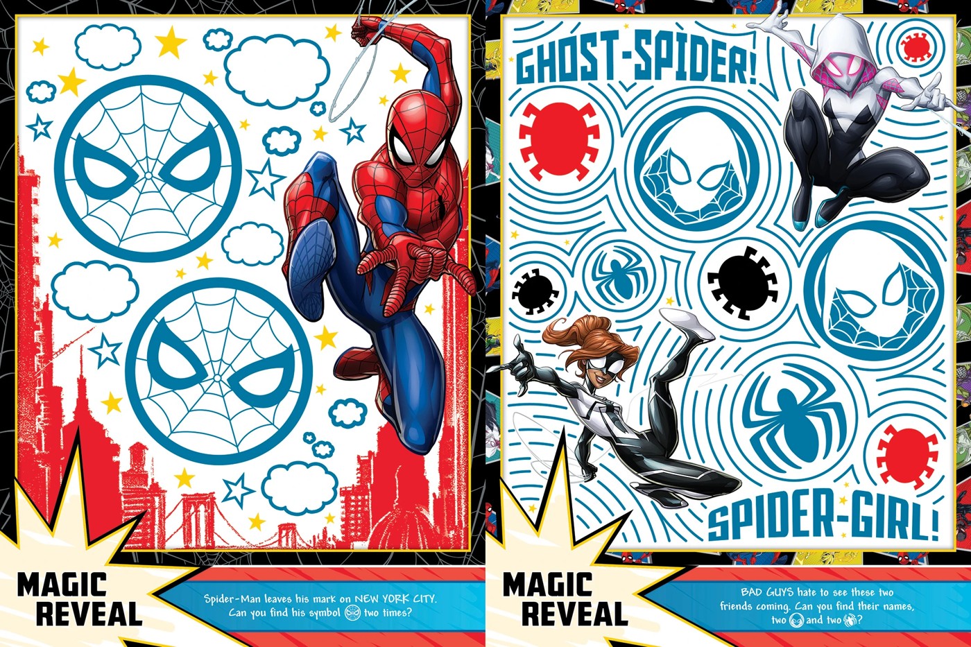Marvel Spider-Man: Magic Reveal Search-and-Find Activity Book 3 of 3