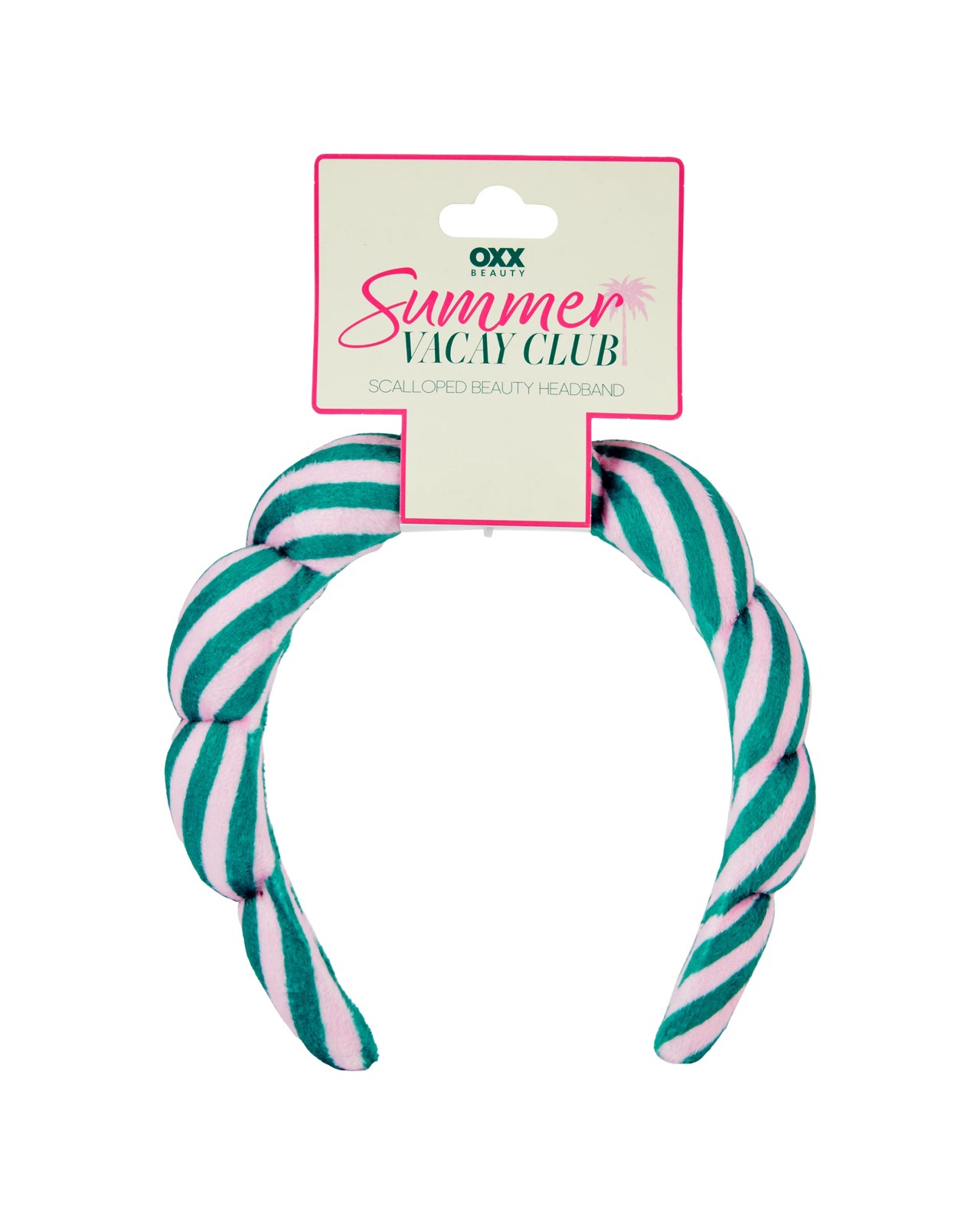 OXX Beauty Summer Vacay Club Scalloped Beauty Headband - Stripe 4 of 4