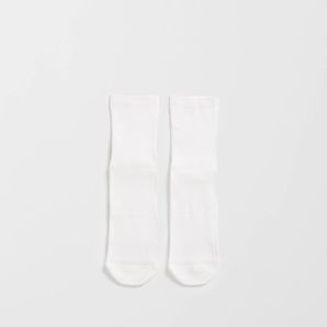 Cotton Blend Rib Quarter Crew Socks 2 Pack - Bonds