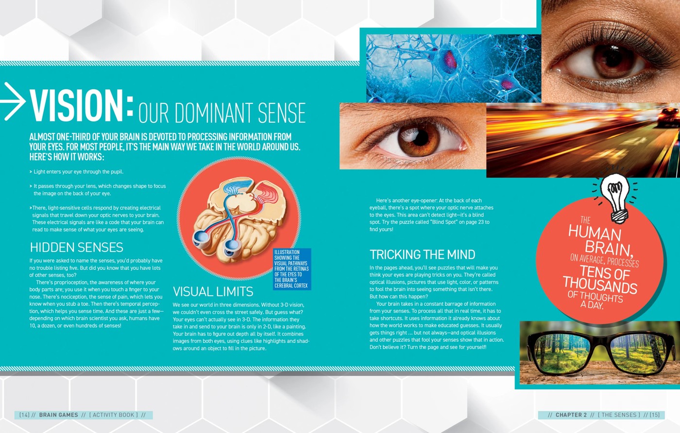 National Geographic Kids: Brain Games Big Book of Boredom Busters by Stephanie Warren Drimer and Dr. Gareth Moore - Book 3 of 3