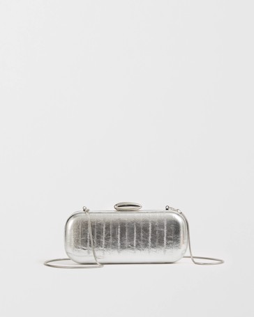 Embossed Hard Clutch Bag