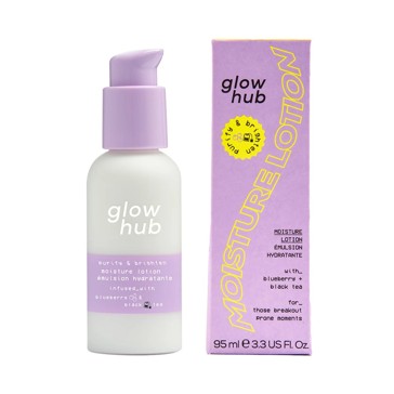 Glow Hub Purify & Brighten Moisture Lotion 95ml - Blueberry & Black Tea