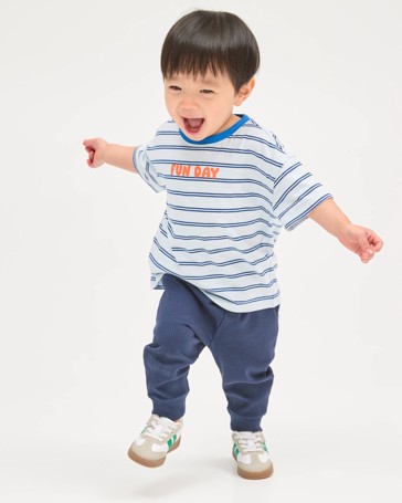 Baby Organic Cotton Placement Print Oversized T-Shirt