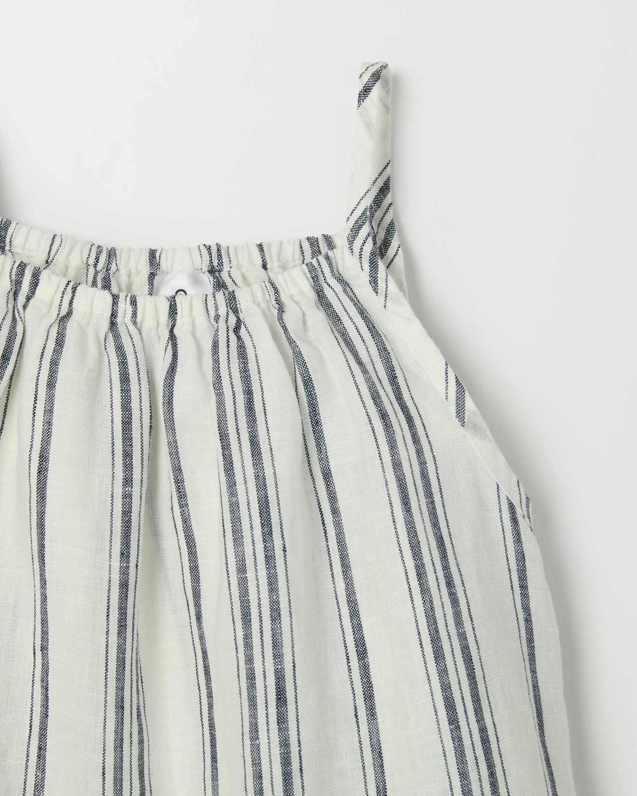 European Linen Scallop Hem Cami - Stripe 6 of 6