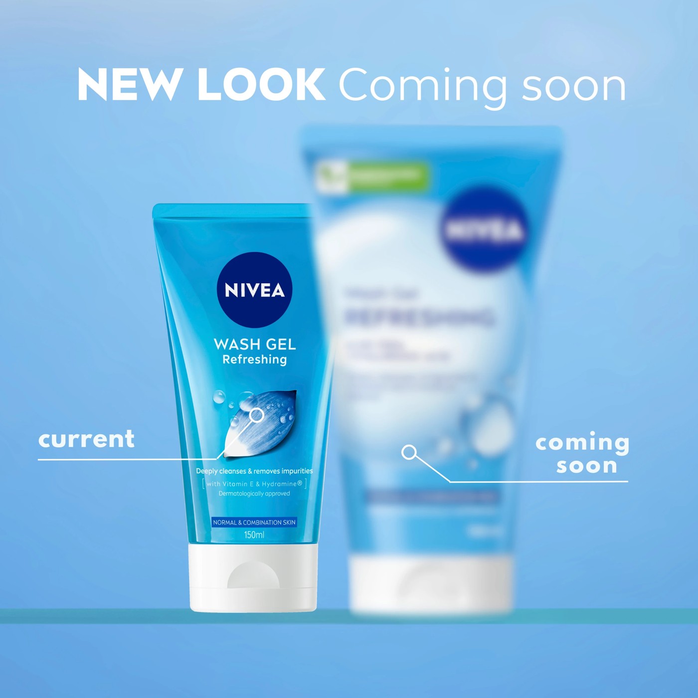 Nivea Refreshing Wash Gel 150ml - Hydramine and Vitamin E 5 of 6