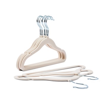 10 Pack Kids Flocked Hangers - Anko