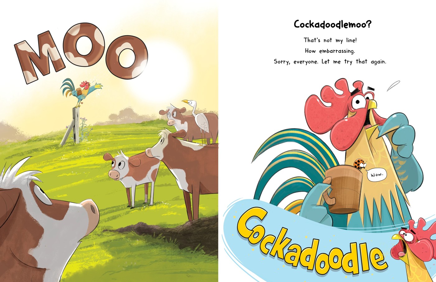 Cockadoodle Moo? by Tanya Hennessy - Book 3 of 3