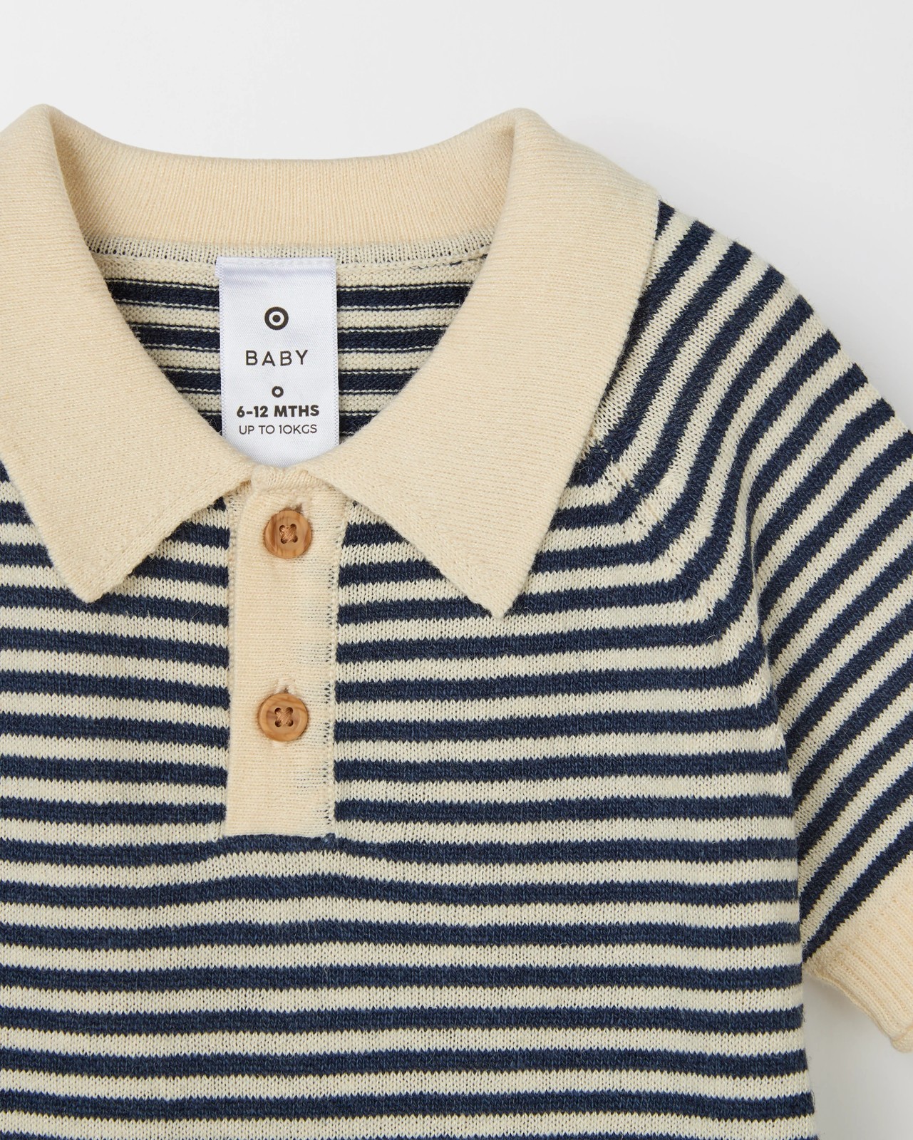 Baby True Knit Polo Top - Stripe 5 of 5