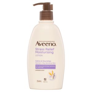 Aveeno Active Naturals Stress Relief Moisturising Lotion 354ml - Lavender, Chamomile & Ylang-Ylang