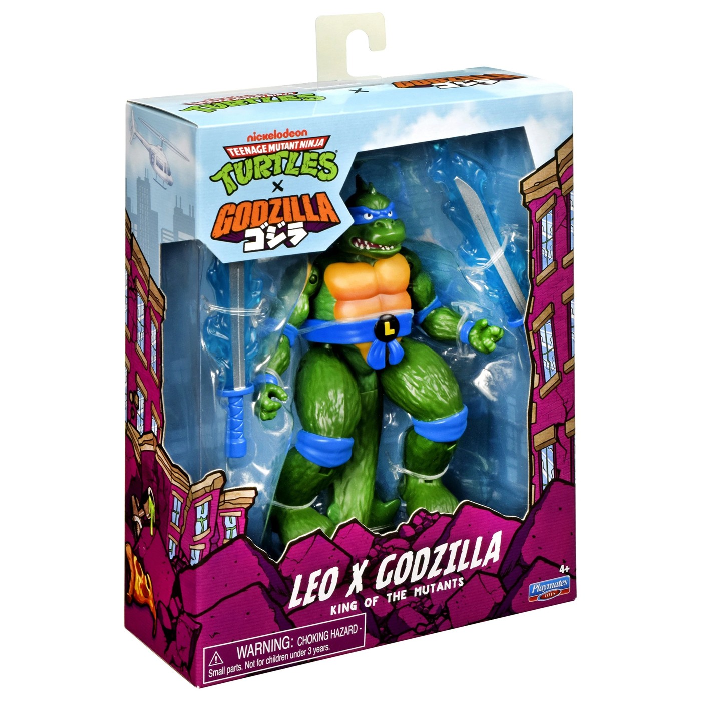 Teenage Mutant Ninja Turtles x Godzilla Figures - Leo 4 of 6