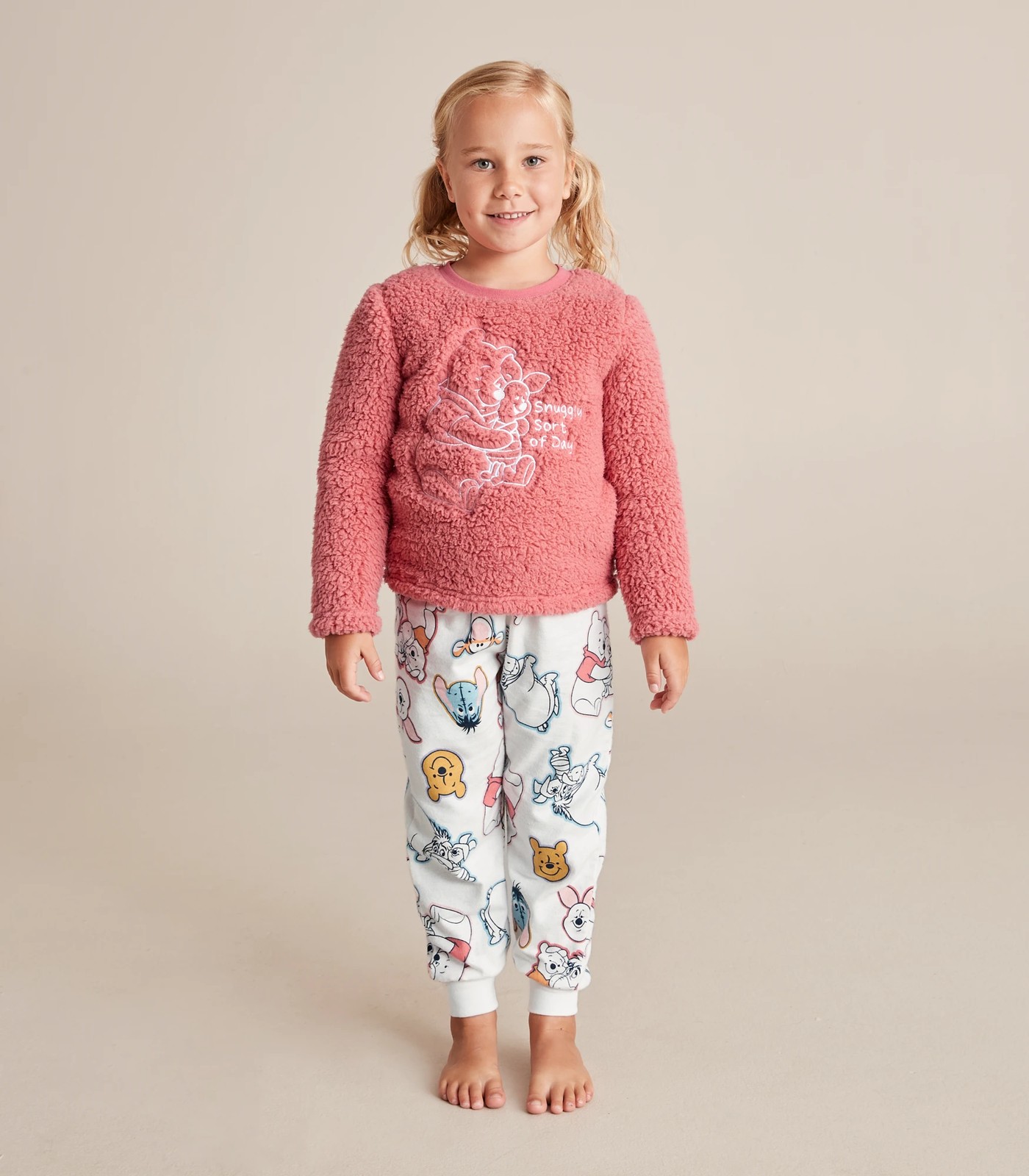 Winnie the pooh fleece pyjamas hot sale