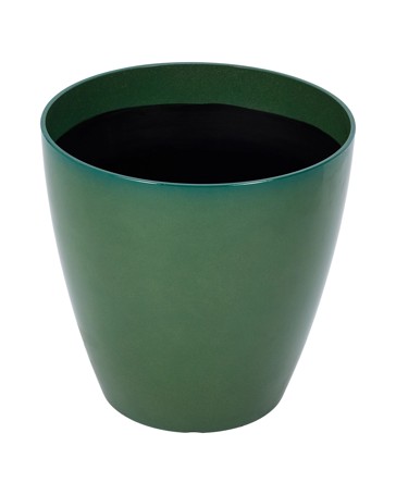 Anko 49cm Green Glazed Look Plastic Pot