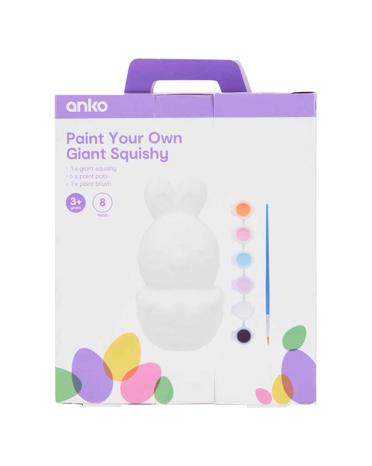Anko 8 Piece Paint Your Own Giant Squishy 4 of 4