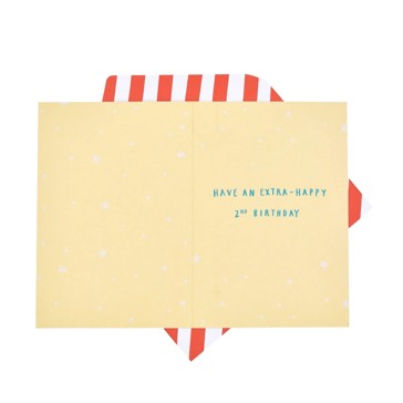 Hallmark Birthday Card Age 2 - Dinosaur