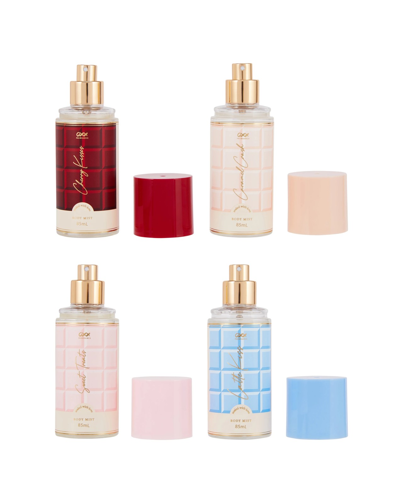 OXX Fragrance Body Mist Discovery Set 3 of 6