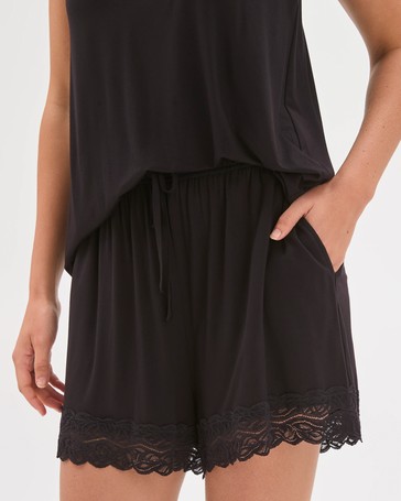 Bamboo Rich Lace Sleep Shorts