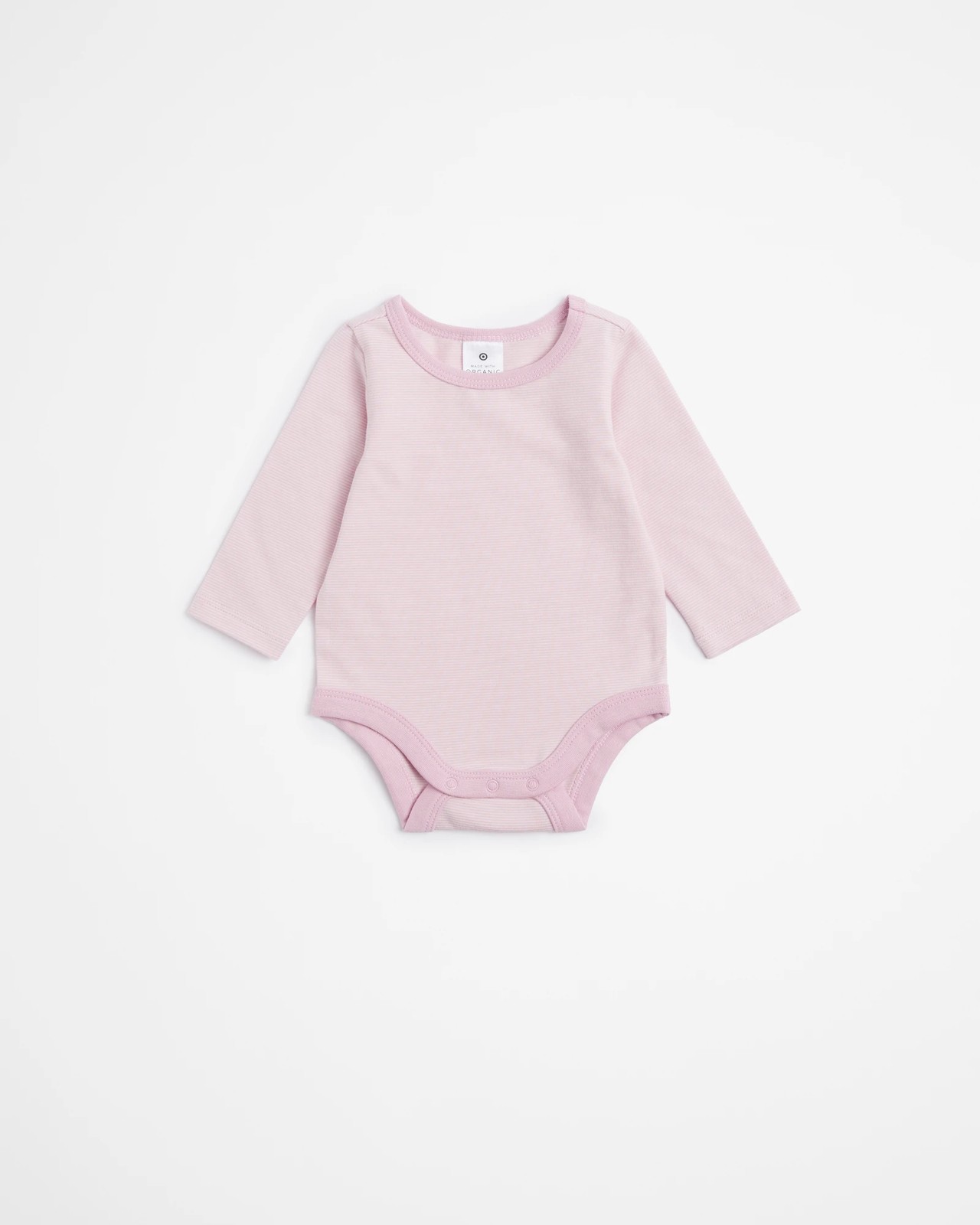 Baby Fleece Organic Cotton Bodysuit - Dark Grey