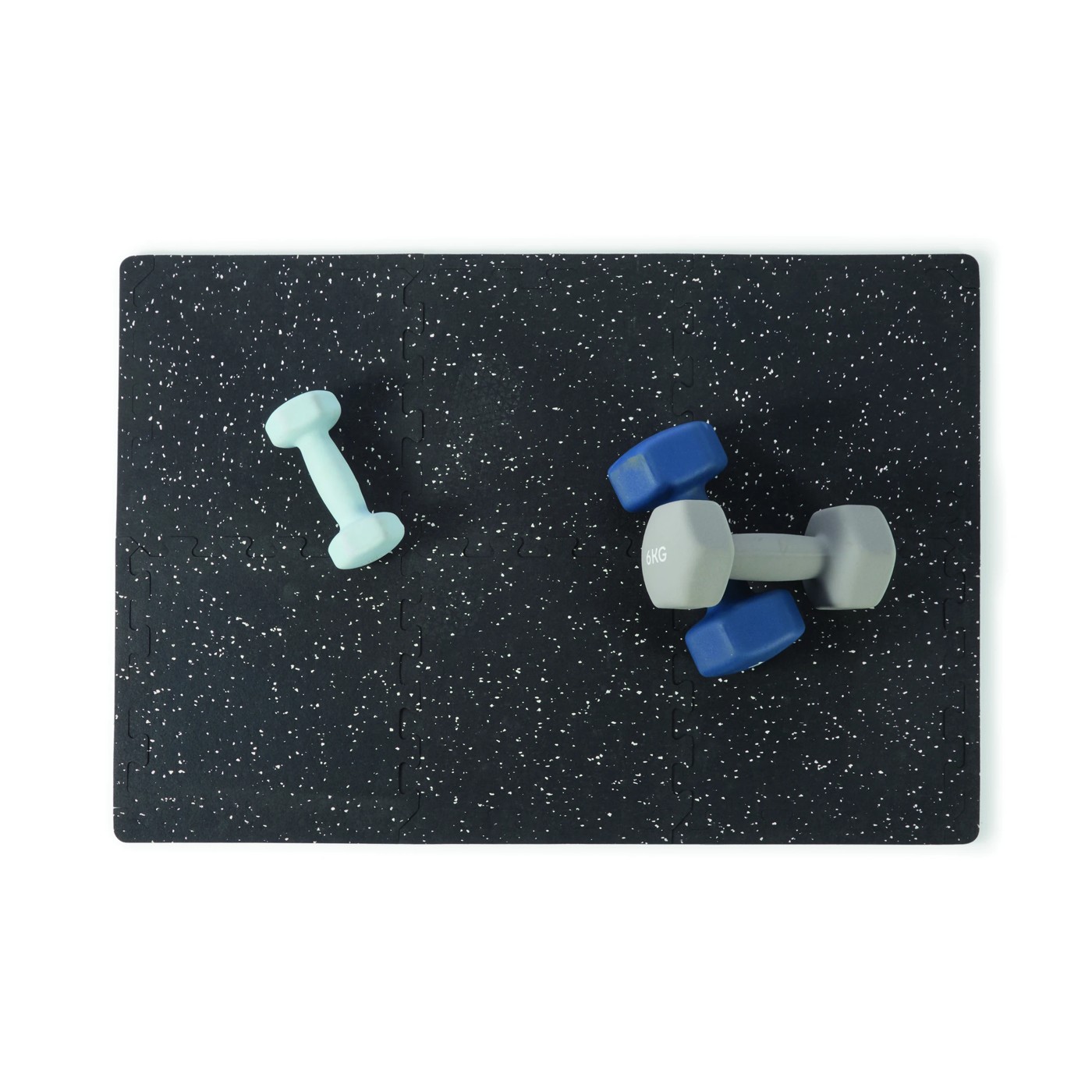 Anko 6 Pack High-Duty EVA Gym Flooring Tiles 2 of 6
