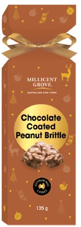 Millicent Grove Chocolate Coated Peanut Brittle 135g