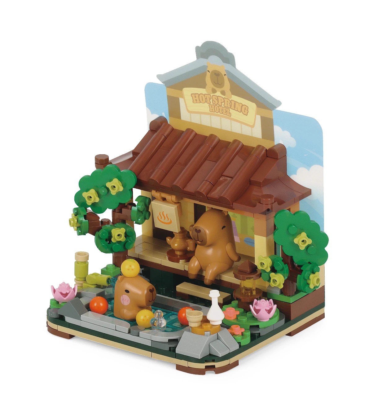 Mini Blocks Animal Series: Capybara - Assorted 4 of 5