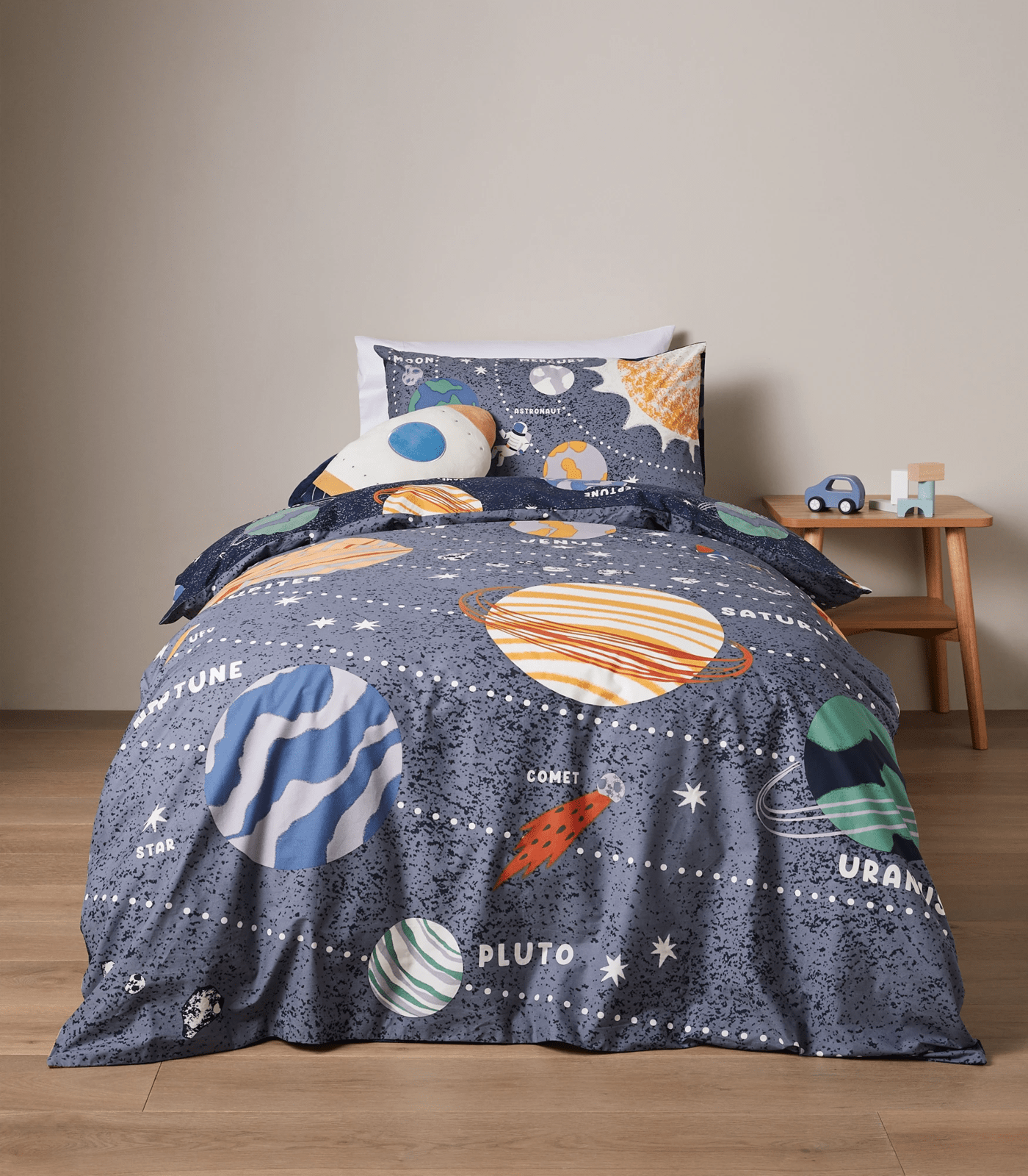 Coby Galaxy Space Kids Quilt Cover Set Target Australia