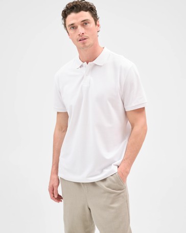 Australian Cotton Rich Pique Polo Top
