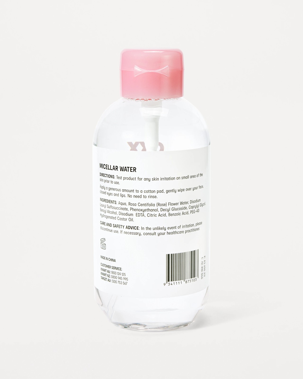 OXX Beauty Clean and Tone Micellar Water 850ml 3 of 3