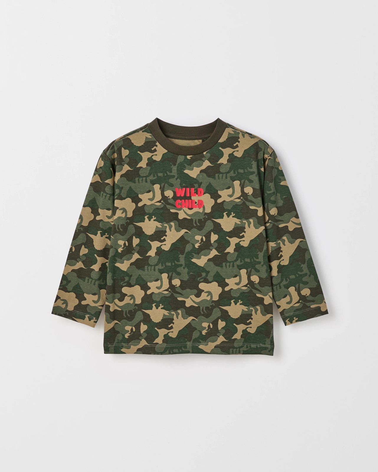 Australian Cotton 3 Pack Long Sleeve T-Shirts - Green 2 of 5