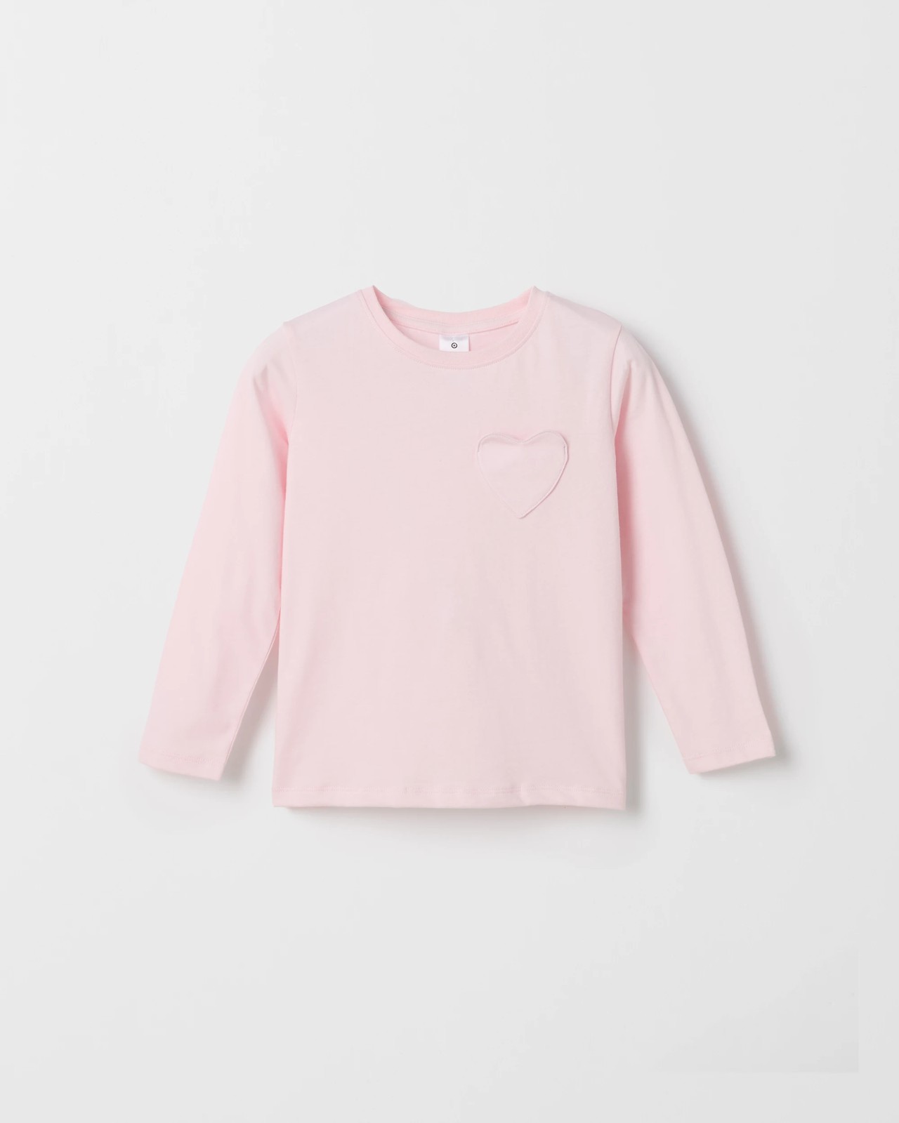 Australian Cotton 3 Pack Long Sleeve T-Shirt - Stamp/Ditsy/Solid Pink 2 of 5