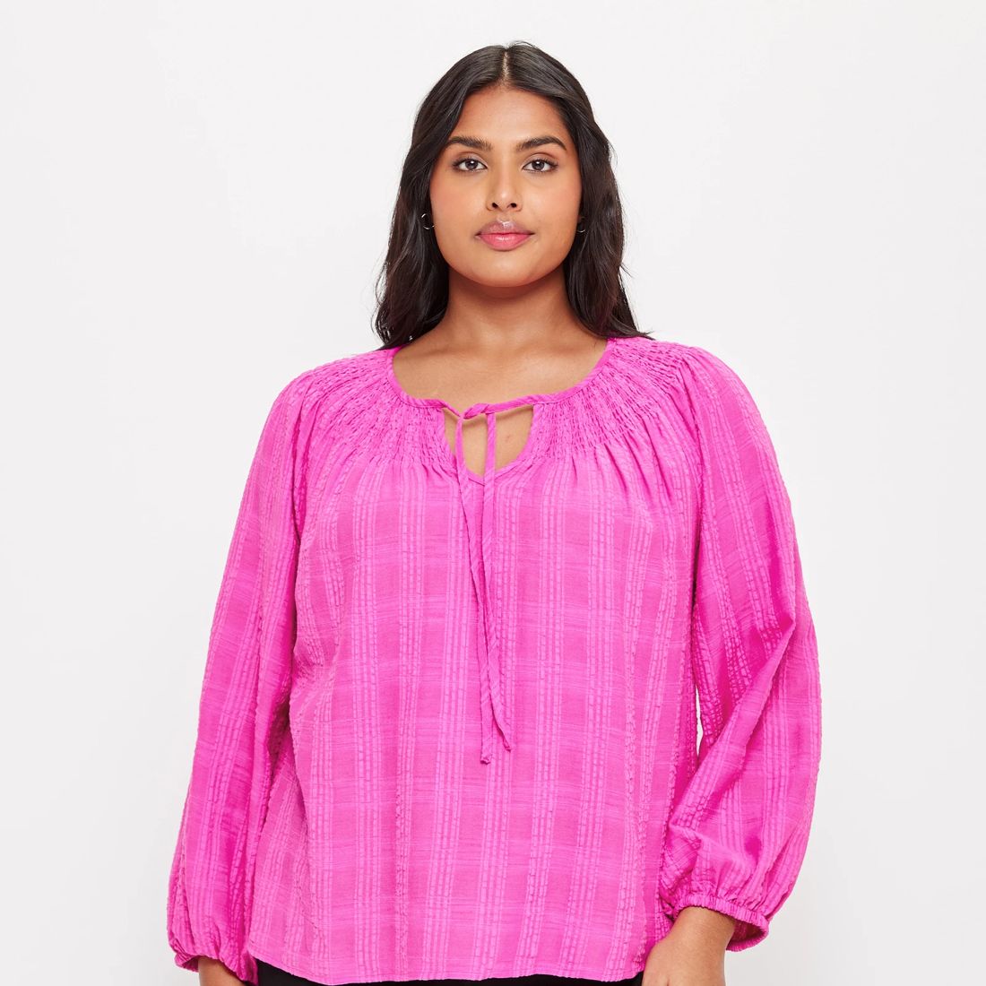 Curve Shirred Detail Blouse Target Australia