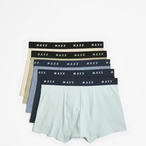 Mens Australian Cotton Blend Hipster Trunk 5 Pack - Maxx