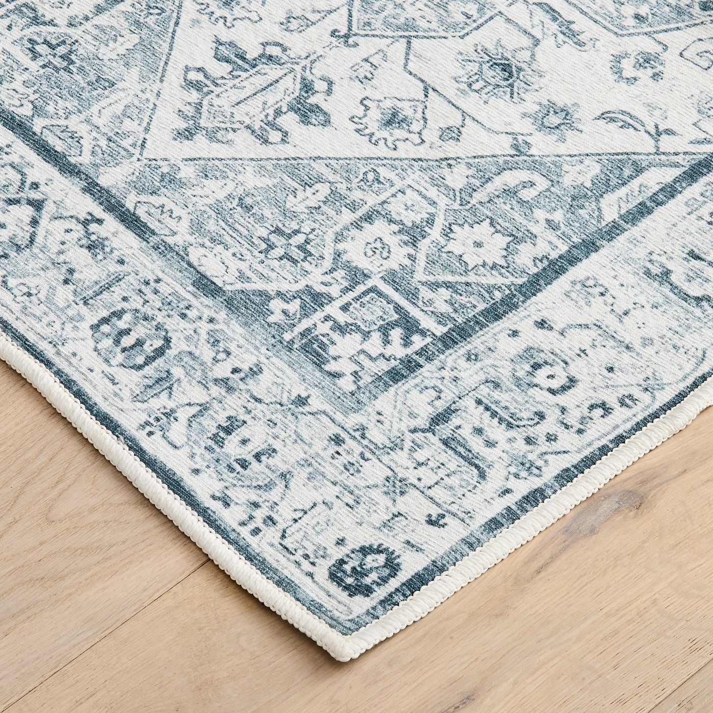 Anko Mira Indoor Mat - Blue, 90cm x 60cm 3 of 5