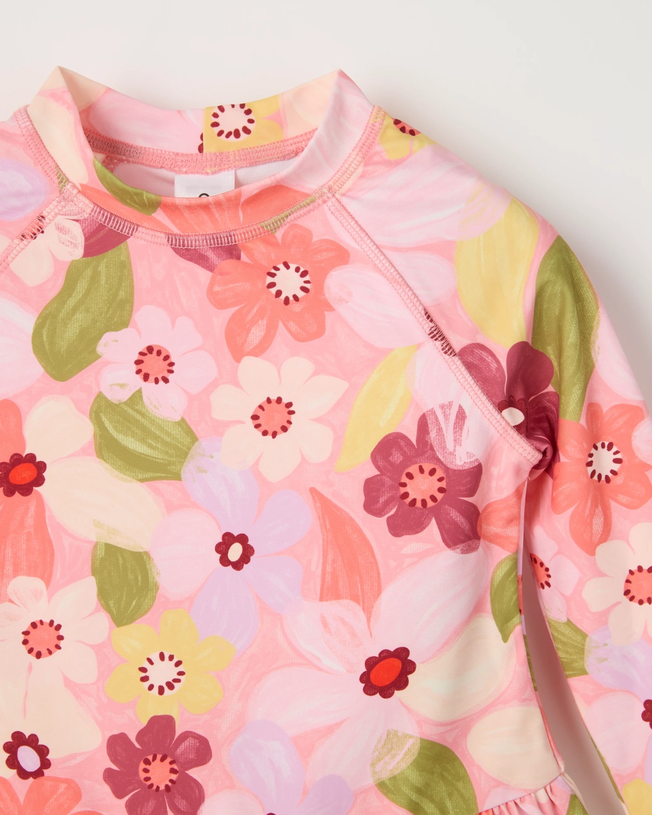 Swim Rashie Set - Multi Large Floral 2 of 3