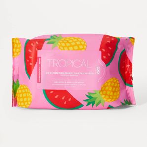 OXX Skincare 40 Pack Biodegradable Facial Wipes - Tropical and Aloe Vera