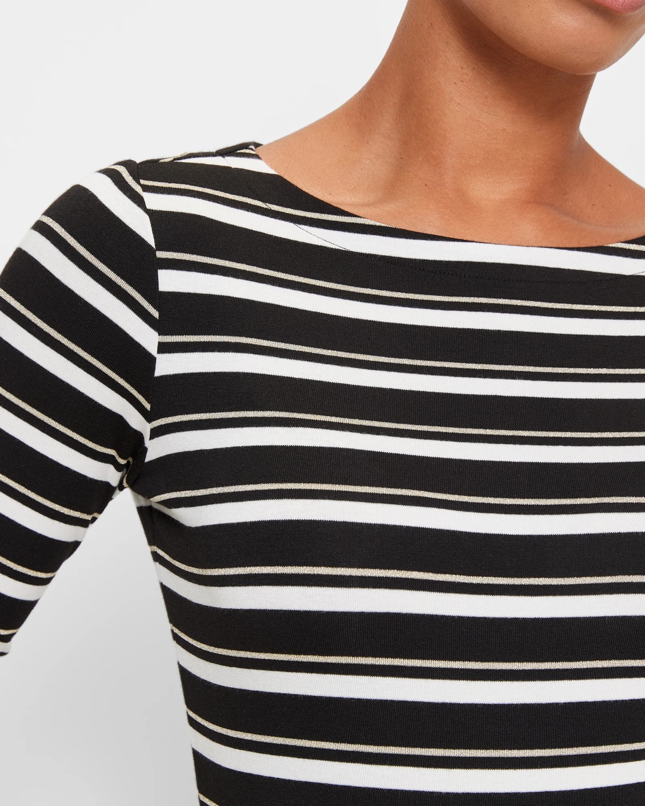 3/4 Sleeve Boat Neck Top - Preview | Target Australia