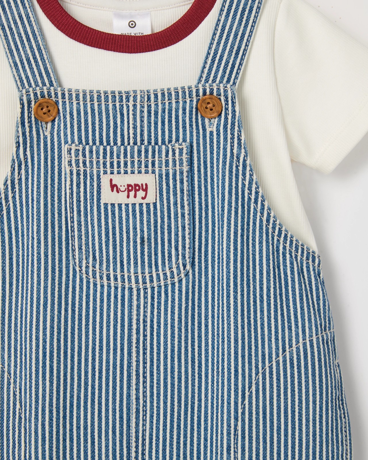 Baby T-Shirt and Dungaree 2 Piece Set 5 of 5