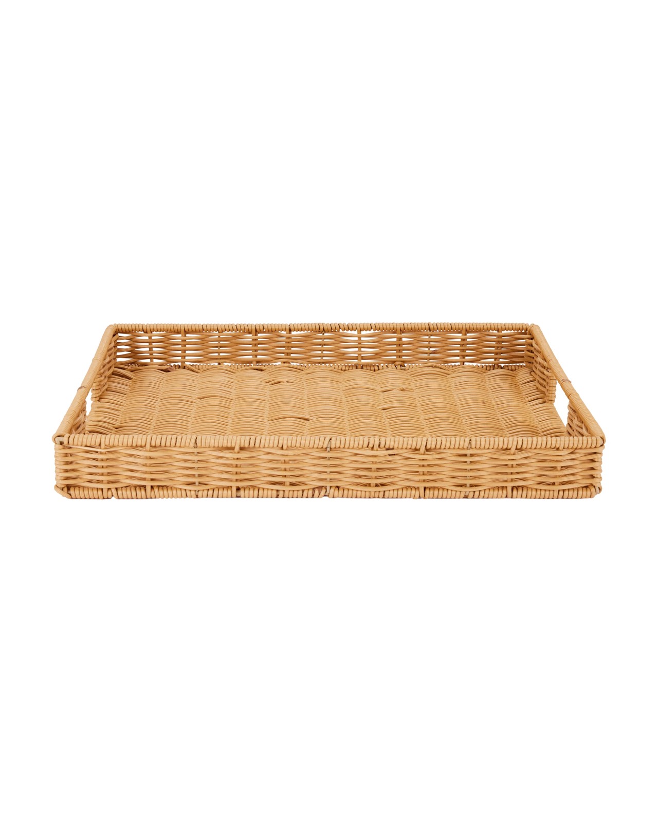 Anko Rattan Look Rectangle Decor Tray 2 of 5